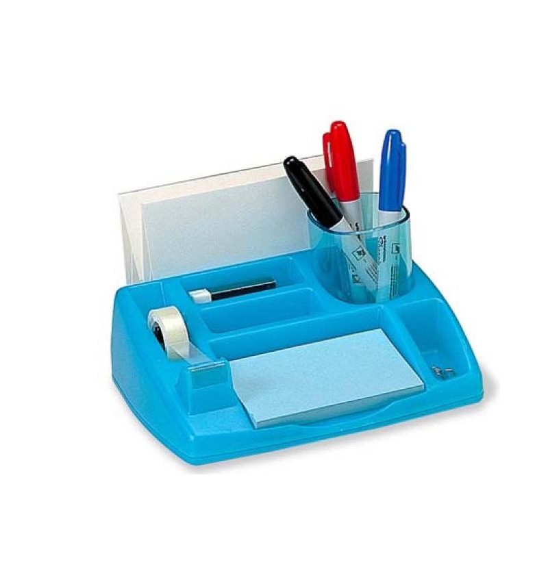 portaoggetti-"oliver"-translucent-azzurro